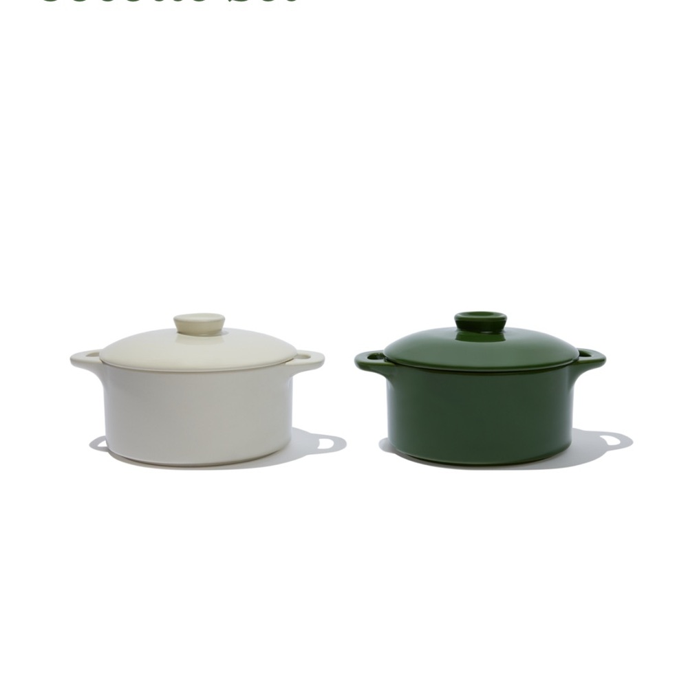 Mini Round Ceramic Cocotte Set NEW
